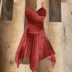 Maroon Semi-Formal Dress